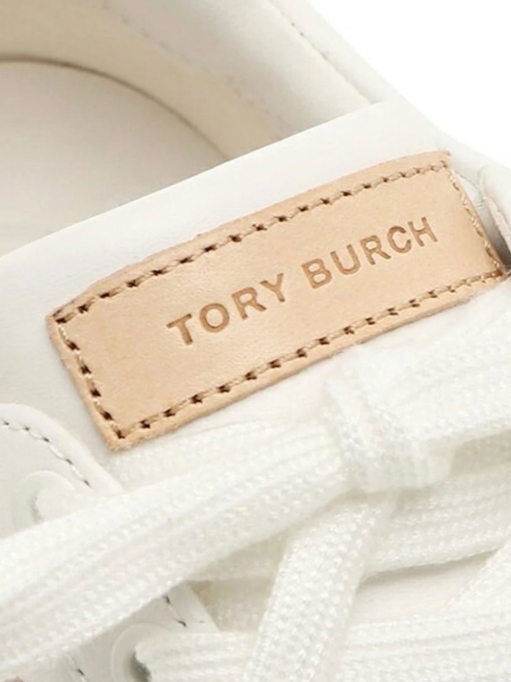 Tory Burch colorblock Bari Nappa Pink White Sneaker - Picture 5 of 9
